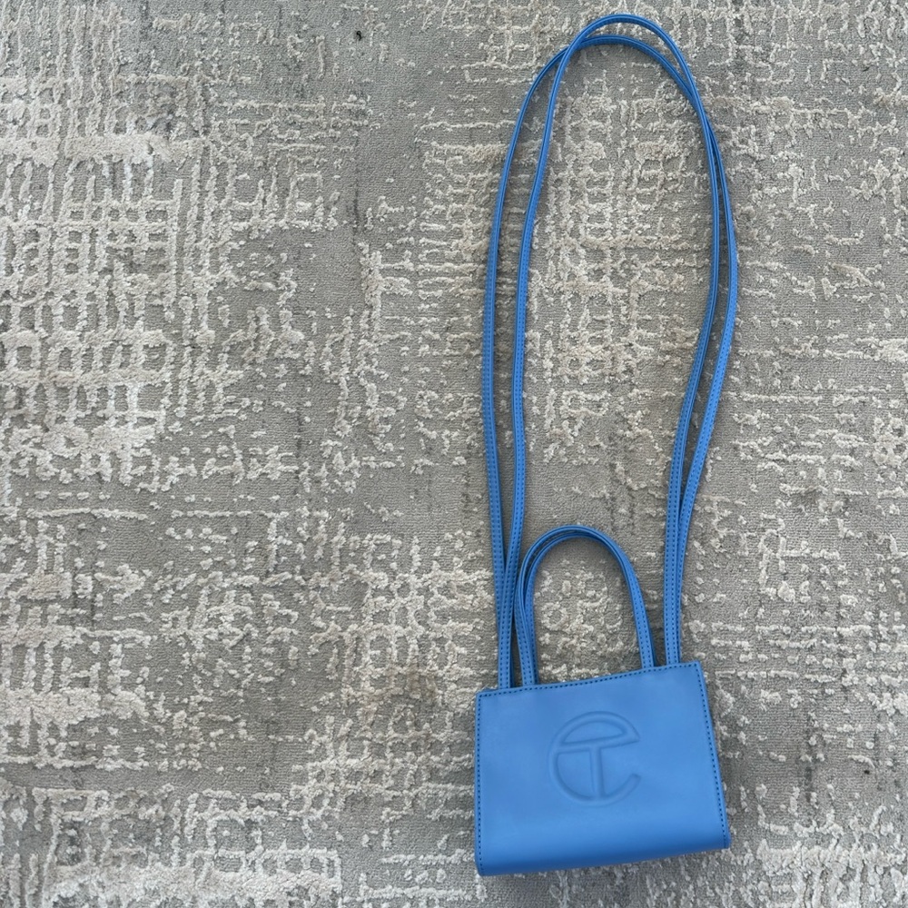 Telfar Blue Mini Handbag